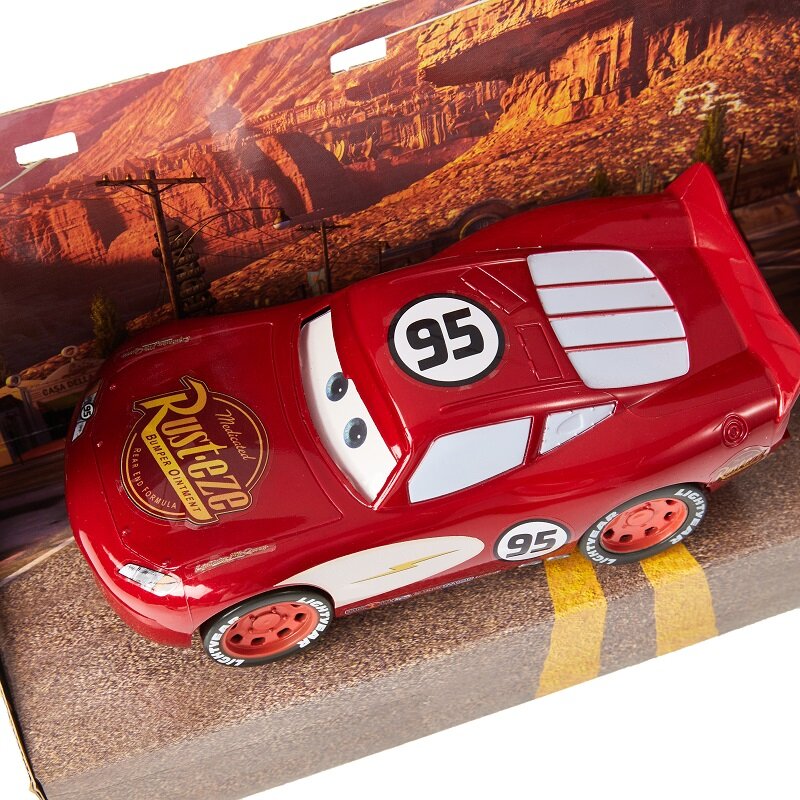 Disney-coche de carreras Pixar 3 Lightning McQueen para niño, juguete Original de plástico, regalo de cumpleaños