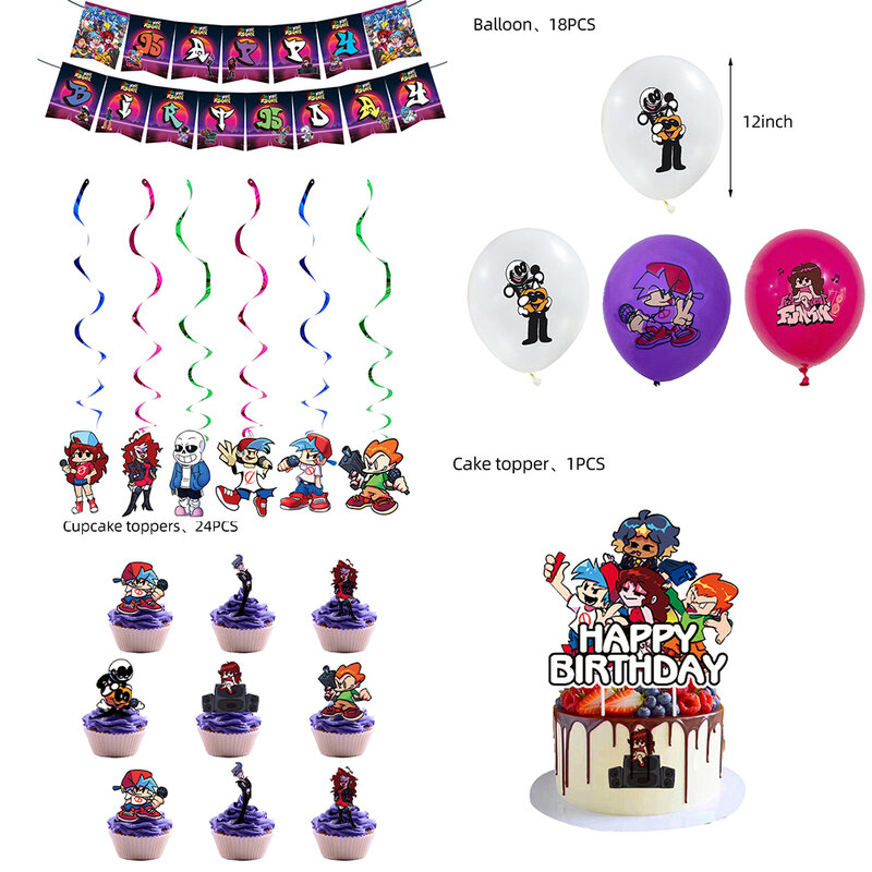 Juguetes фнаф 9 para fiesta de cumpleaños, decoración Kawaii, Freddys, Animal Foxy, Bonnie Bear, Ribbit, regalo de cumpleaños para niños
