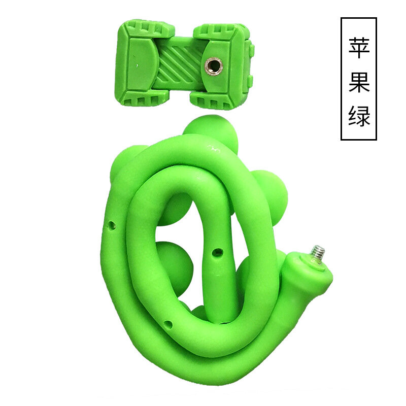 Caterpillar mobile phone bracket vehicle mounted sprouting insect lazy man bracket sucker mobile phone rack Octopus live broadca