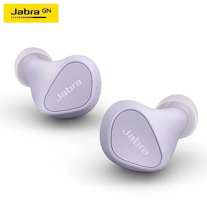 Jabra Elite 3 Earphone Nirkabel Sesungguhnya E3 TWS Headphone Bluetooth Tahan Air Earbud Olahraga Headset Kedap Suara Panggilan Jernih