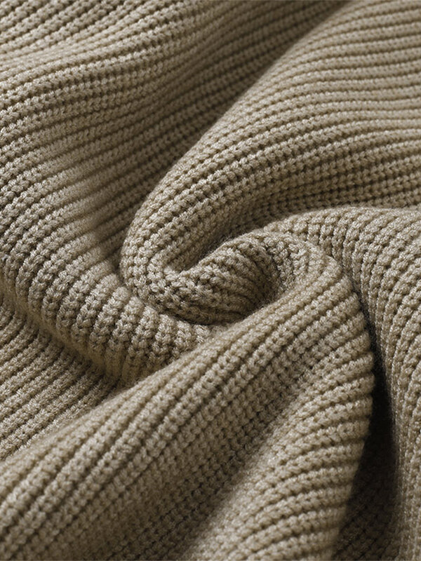 Suéter liso y elegante para mujer, jerséis de punto de manga larga con cuello redondo, Tops informales para oficina, venta al por mayor, 2022