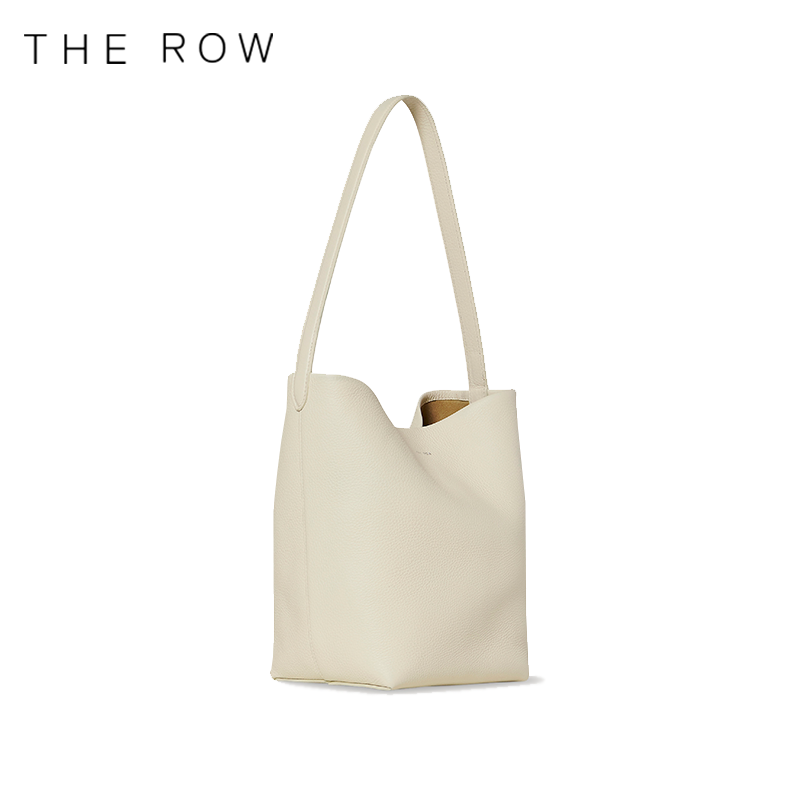 The Row Bag Bucket Classic Tote Bags Woman 2023 Single Shoulder Spring New  N/S Park Unisex Medium Size Cowhide Fashion Luxury