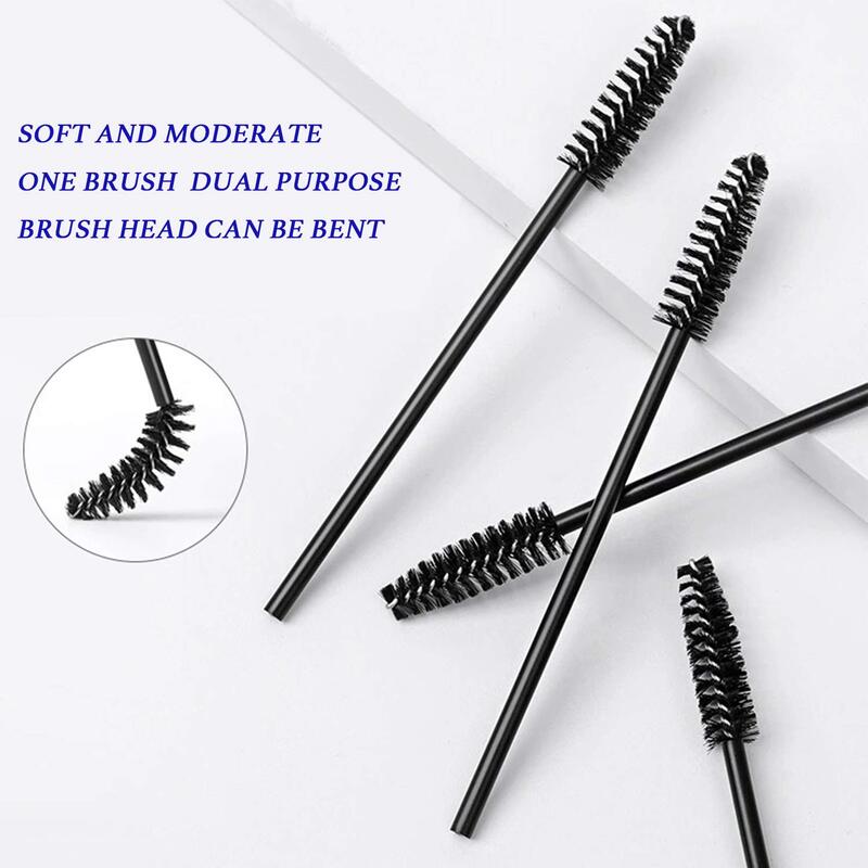 20 PCS Eyelash Shampoo Cleaning Brush for lash Extensions Makeup Peel Off Blackhead Remover Tool Nose Pore Deep Cleaning Brush