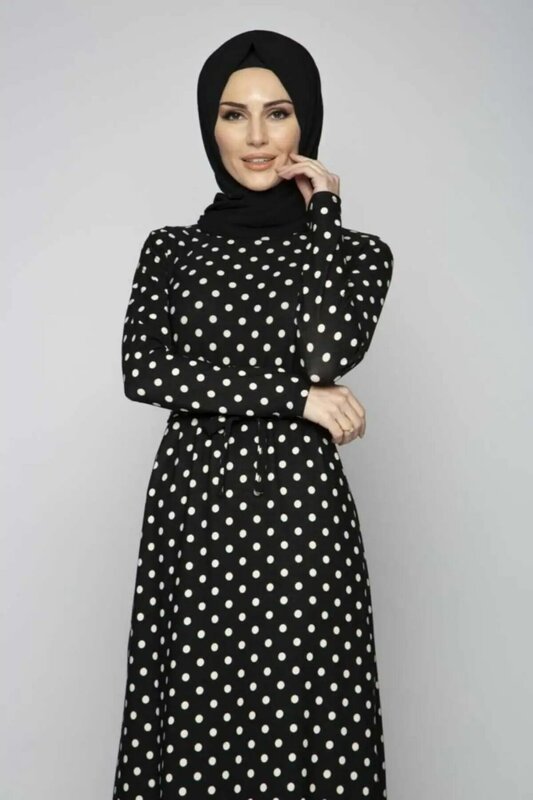 Sukienka Abaya dubaj turcja sukienka muzułmański sweter Abayas sukienki dla kobiet suknia na co dzień Femme kaftan islamska odzież