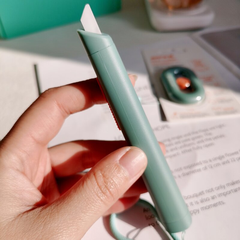 SAFEX Box резак многофункциональный нож милый Открыватель для керамической упаковки Kанцелярия Hож карманные канцелярские принадлежности