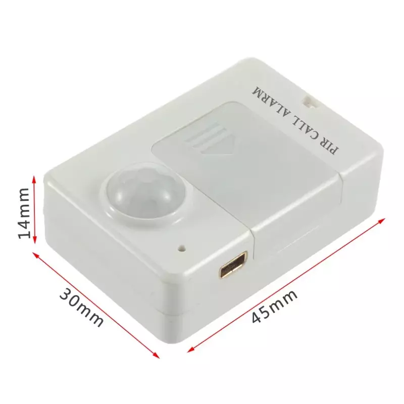 Alarm Sensor Motion sensor A9 Mini PIR Infrared GSM Wireless Alarm High Sensitivity Monitor Motion Detection Anti-theft EU Plug