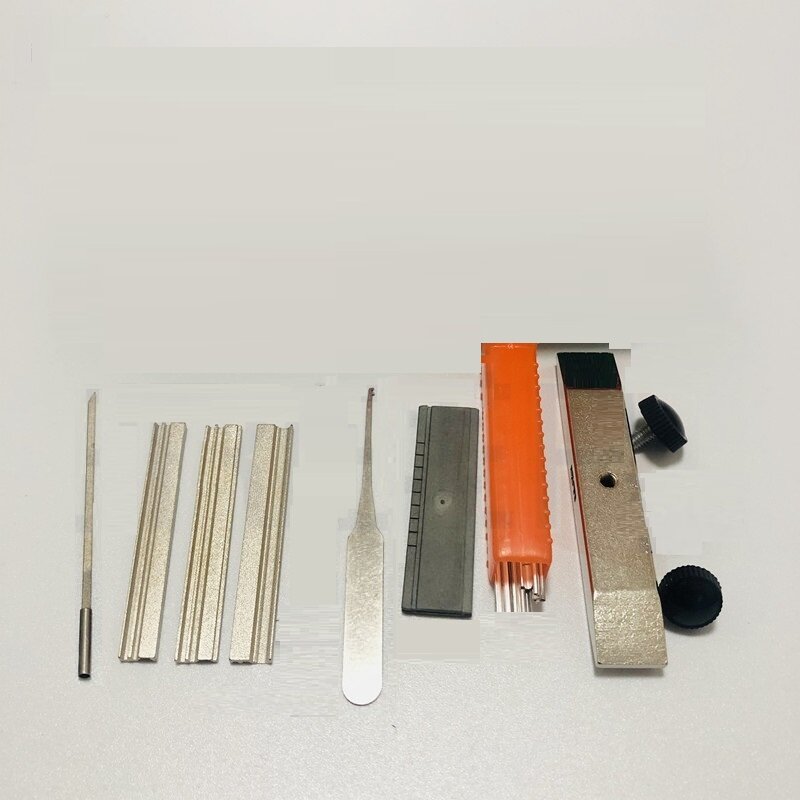 Folha de lata abridor ferramenta para serralheiro ferramentas reparo conjunto fechadura da porta desbloqueio conjunto ferramentas serralheiro