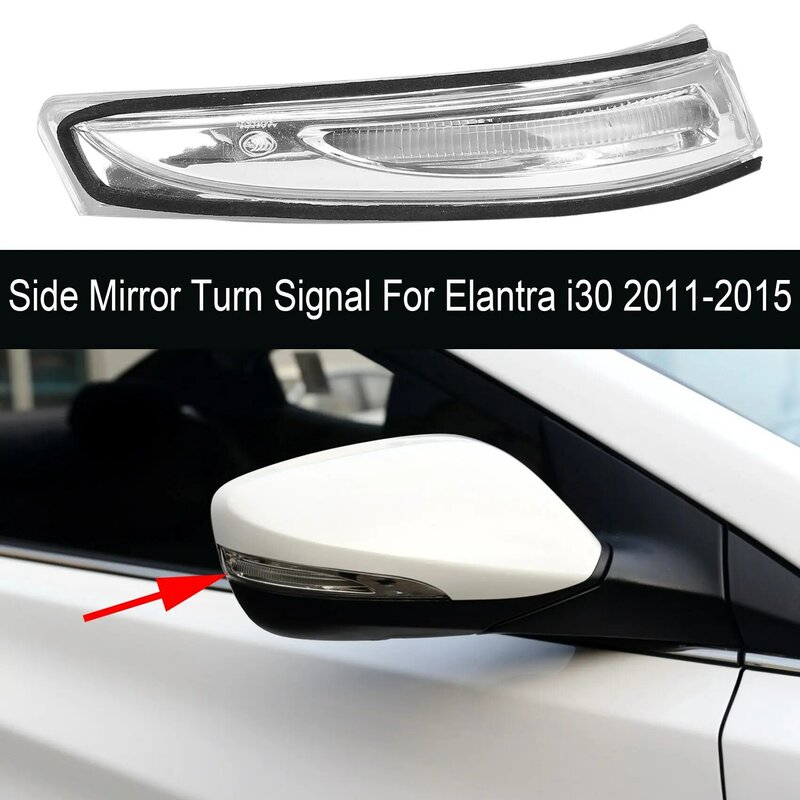 Правый боковой указатель поворота для зеркала заднего вида 87624-3X000 для Hyundai-Elantra 2012-2016
