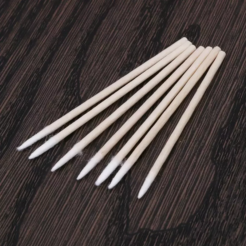 300pcs Wooden Handle Cotton Swab Women Beauty Makeup Cotton Swabs Make Up Medical Wood Sticks Nose Ears Cleaning Health Care Kit