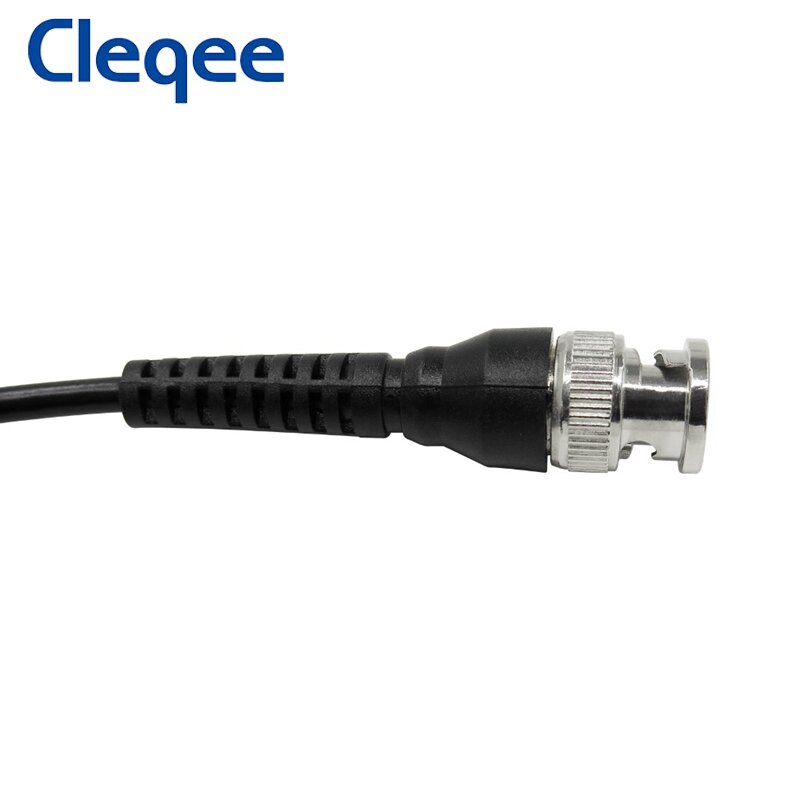 Cleqee-ソケットP1013Bnc q9,オスプラグ,オシロスコープテストプローブケーブルリード100cm BNC-BNC