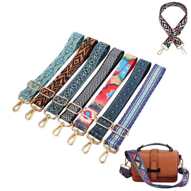 Cinturino per borsa regolabile arcobaleno cintura per borsa tracolla larga tracolla di ricambio per borse accessori per parti