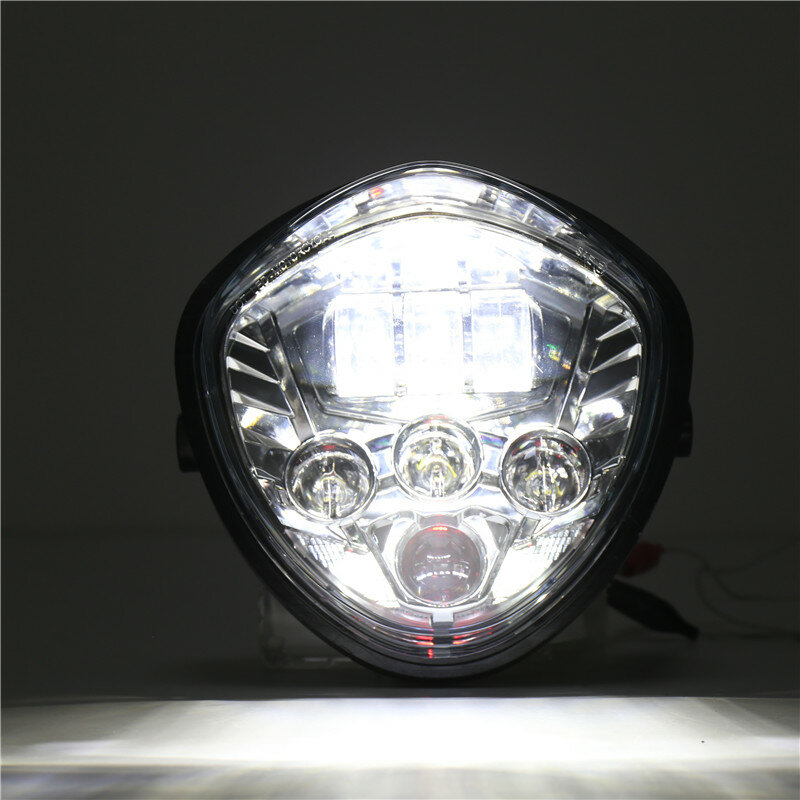 60W รถจักรยานยนต์ Lampu Depan LED สำหรับ Victory Cross Country Vegas รุ่น Hi Low ไฟหน้าสำหรับ2012-2016 Cross Country Tour