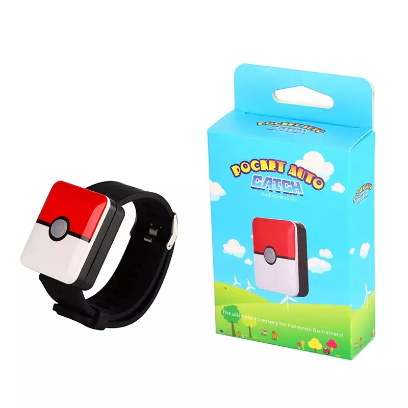 New Auto Catch Bracelet for Pokemon Go Plus Bluetooth Rechargeable Square Bracelet Wristband for Android IOS