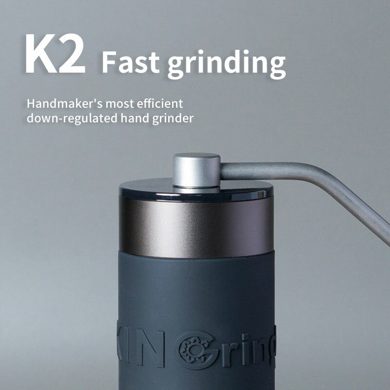 Kingrinder-molinillo de café Manual de acero inoxidable, rebaba de núcleo portátil, herramientas de molienda de granos de café, K6, K4, K3, K2, K1, K0