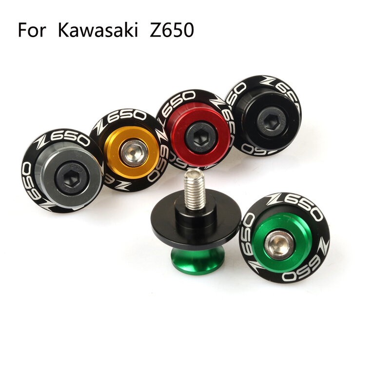 Áp Dụng Cho Kawasaki Z650 Xe Máy CNC Sau Bắt Đầu Vít Ốc Vít Khung Vít Nâng Xe Móng Tay 8MM Chất Lượng Mới