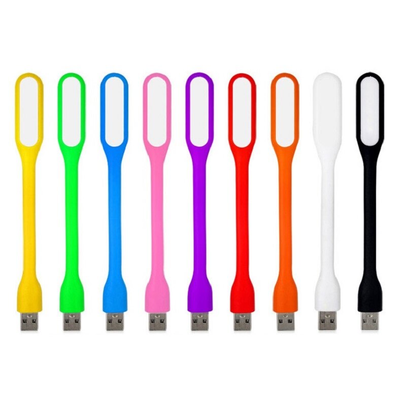 ขายร้อน10สีแบบพกพาสำหรับ Xiaomi USB LED Light พร้อม USB สำหรับ Power Bank/คอมพิวเตอร์ Led โคมไฟป้องกันสายตา USB LED แล็ปท็อป