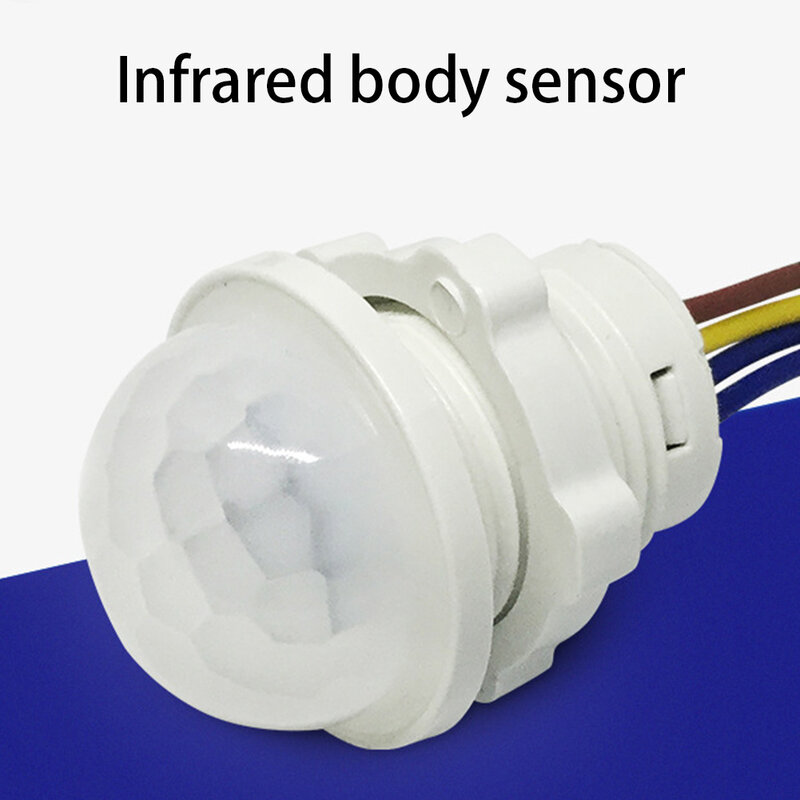 Sensore di movimento rilevatore di illuminazione domestica interruttore di ritardo a Led sensibile al risparmio energetico PIR