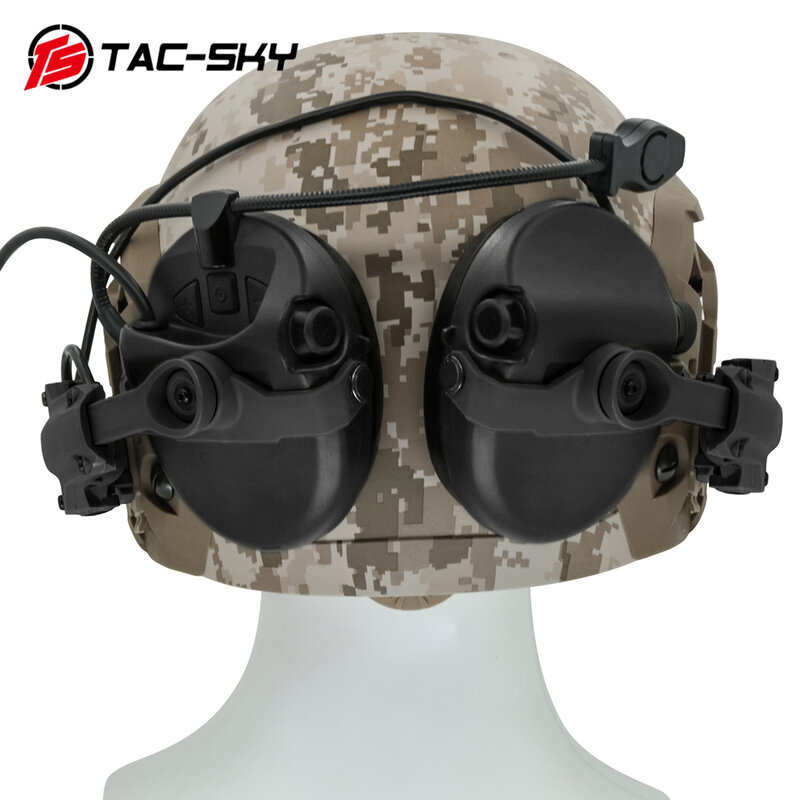 Рельсовый адаптер TS TAC-SKY ARC Sordin для наушников, ремешок для тактического шлема Kenwood 2 Pin Push To Talk U94PTT