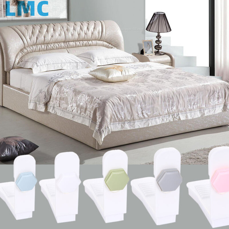 LMC-Clip de fijación de sábanas invisibles, cubierta de edredón individual, Clip antideslizante fijo, cubierta de edredón para el hogar, 4 piezas