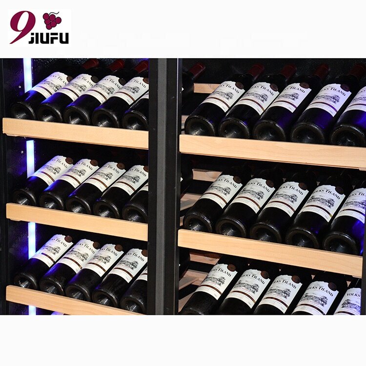 Venda o melhor refrigerador de vinho comercial de luxo 162 garrafas de vinho de grande capacidade