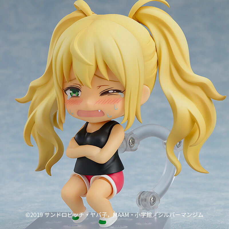Original GSC 1278 Figures Anime Peripherals Sakura Hibiki Sweat! Fitness Girl Q Version Toys Birthday Gifts Collectibles Model