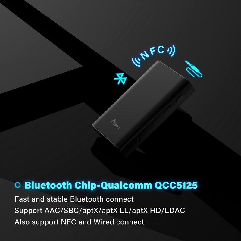 IKKO ITB03 Bluetooth 5,0 усилитель для наушников Dac AK4377 аудио Hifi AMP Поддержка NFC ресивер LDAC/AAC/SBC/APTX с 3,5 мм/4,4 мм