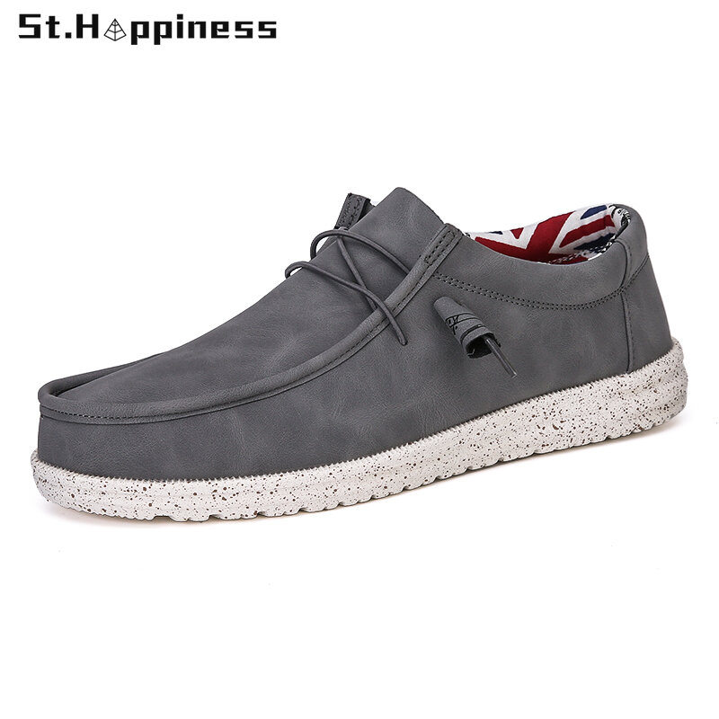 2022 New Men Canvas Boat Shoes Outdoor Convertible Slip On Loafer Moccasins Fashion Casual Flat Non Slip Deck Shoes Big Size 48