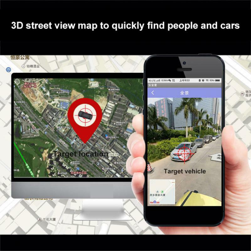 Ryra Mini GPS Auto Tracker für Motorrad Fahrrad Fahrzeug Haustiere Schlüssel Kinder Multifunktions-Anti-Diebstahl Anti-Lost Locator Position ierer