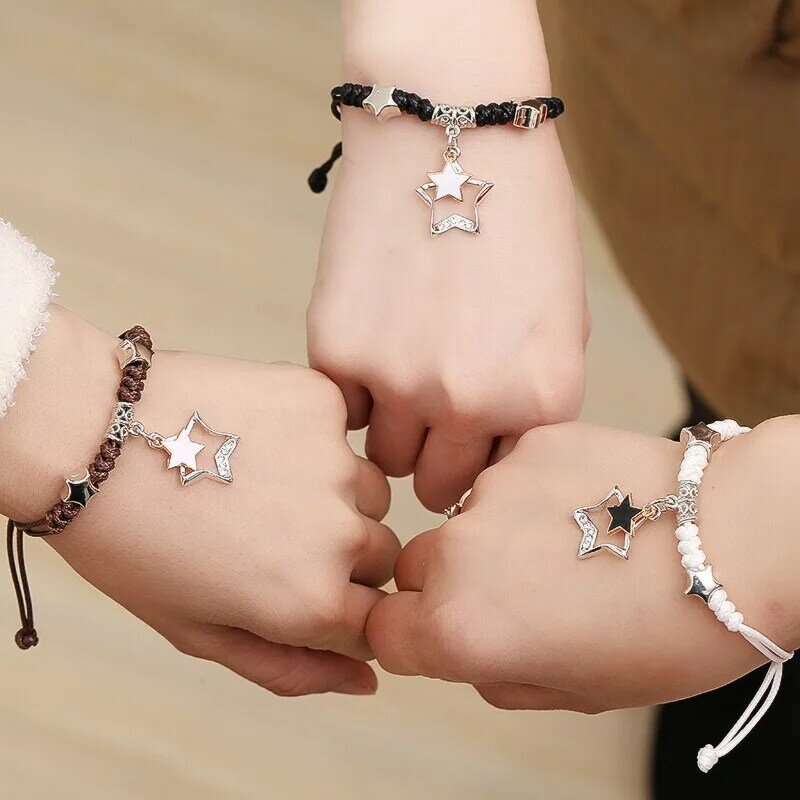 Bracelet trois copines pour femme, Version coréenne, Simple et mignon, 3 pièces