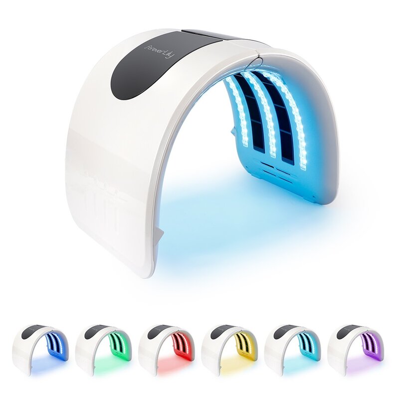 7 kolorów PDT LED maska urządzenie do światłoterapii maszyna do liftingu skóry odmładzanie skóry urządzenie Photon Black Spot Remover