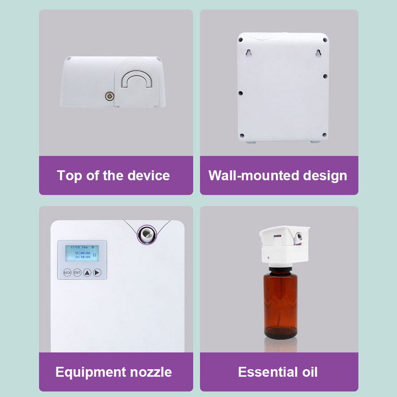 Difusor de Aroma para el hogar, máquina de aceites esenciales inteligente con WIFI/Bluetooth, fragancia para Hotel
