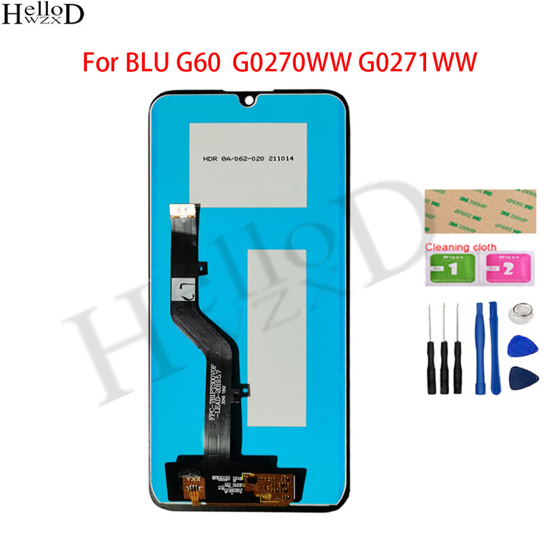Tested LCD Display For BLU G60 G0270WW G0271WW LCD Display With Touch Screen Digitizer Assembly Replacement + Tools