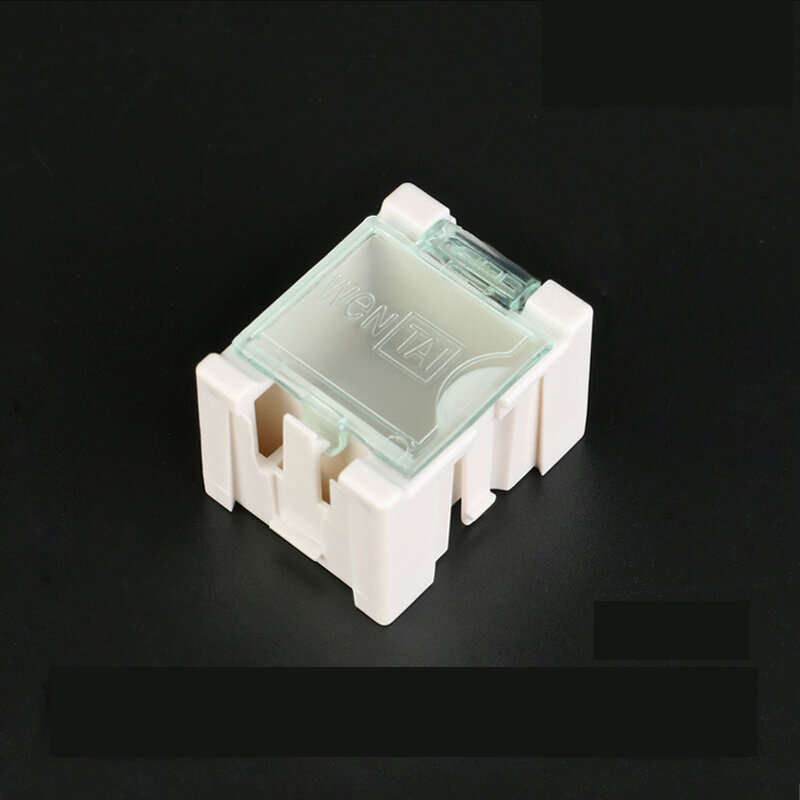 10 Pçs/set kit Caixas De Recipiente SMD SMT Componentes Eletrônicos Armazenamento Mini