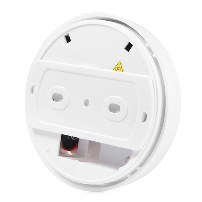 9V Battery Operated Photoelectric Smoke Alarm LED Light Flashing & Sound Warning Smoke Alert Detector For Home School Hotel
