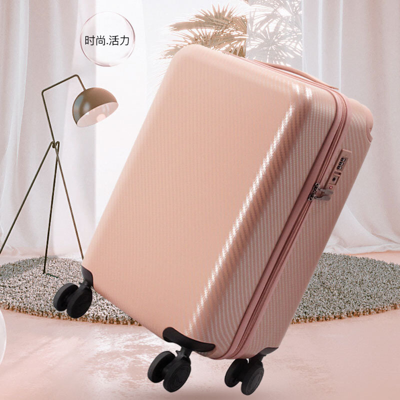 New Travel Suitcase female 20 inch ins net red fashion light password Trolley Case boarding luggage male