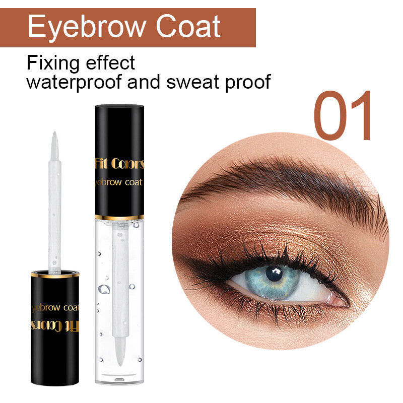 Eyebrow Fix Glue Eyelash Styling Gel Brow Top Coat Long Lasting Waterproof Beauty Clear Cosmetic Eye Makeup Styling Liquid 2023
