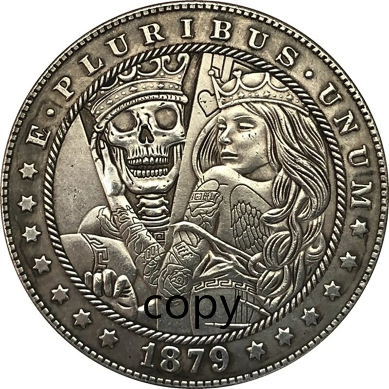 Skeleton king HOBO COIN Rangers COIN US Coin Gift Challenge REPLICA Commemorative Coin - REPLICA Coin Medal Coins Collection
