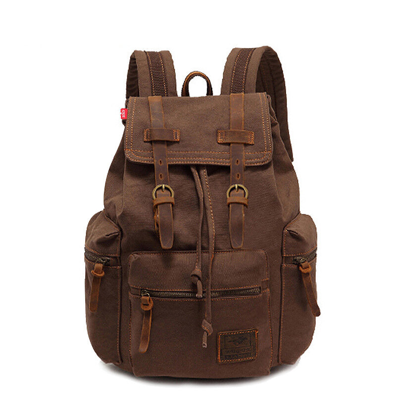 Retro Leinwand Tasche Für Junge Rucksack Computer Tasche Schule Tasche Student Reisetasche Für Männer