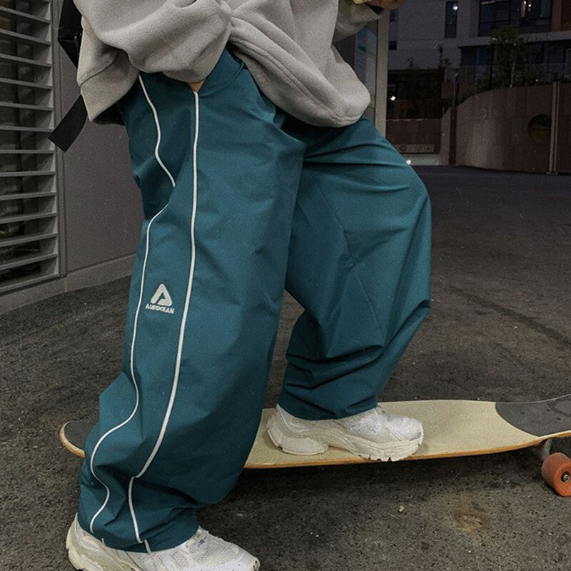 Tide – pantalon de survêtement ample à jambes larges pour hommes, tendance, rétro, grande taille, sport de rue américain, Skateboard, nouvelle collection