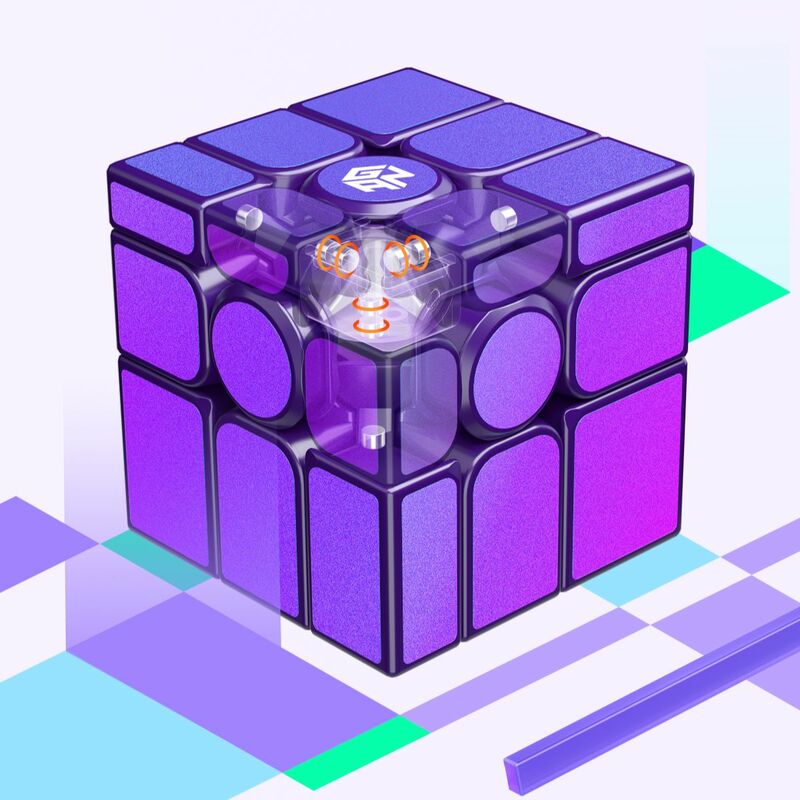 [Picube] Cube miroir GAN 3x3 3x3 Cube magnétique professionnel, jouets Puzzle, Antistress, enduit de fonte, cadeaux pour enfants miroir Gan M