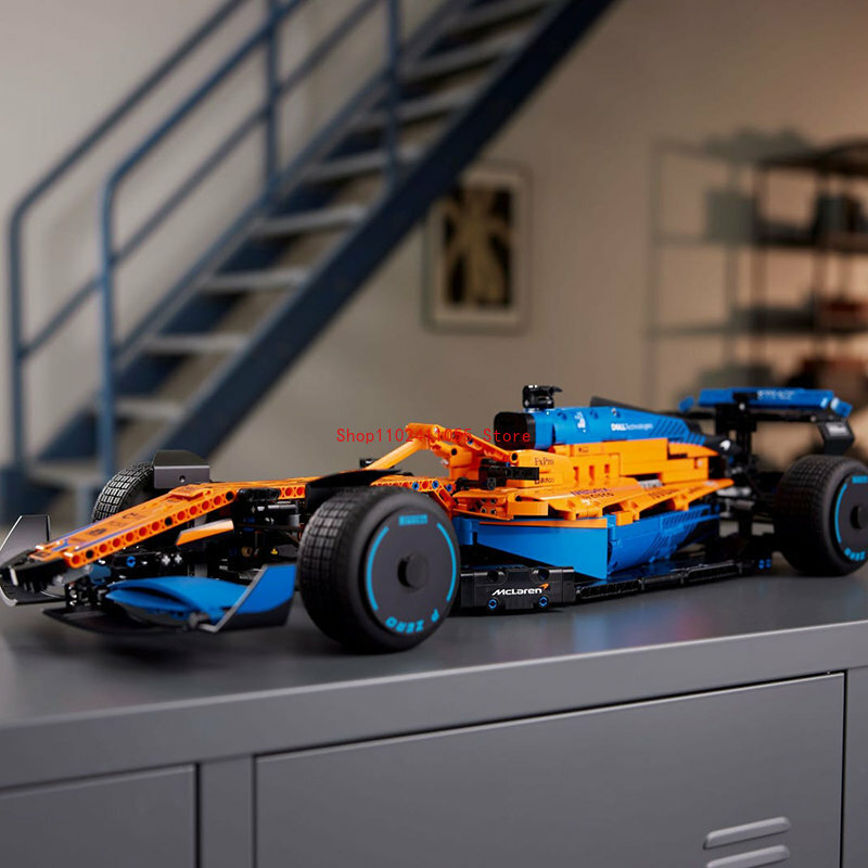 Nieuwe Technische 42141 Mclarens Formule 1 Race Auto Model Buiding Kit Block Zelfsluitende Bakstenen Moc Speelgoed Voor Kids verjaardagscadeau