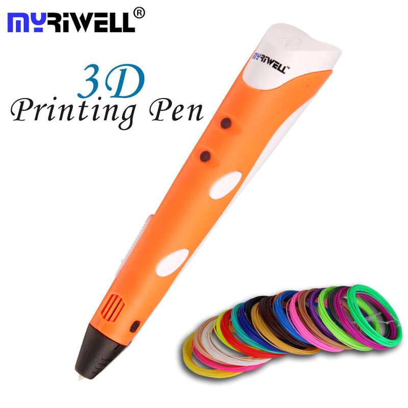 Myriwell Magic 3D Pen Diy Tekening 3D Printing Pen Met Abs Filamenten Creatief Speelgoed Gift Voor Kinderen Ontwerp Voor Verjaardag present