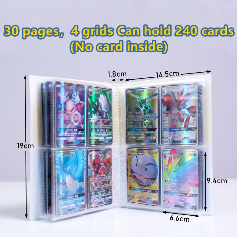 Album de cartes Pokemon, livre de dessin animé TAKARA TOMY, 240 pièces, cartes de jeu VMAX GX EX, support de Collection, dossier, jouet Cool pour enfant, cadeau