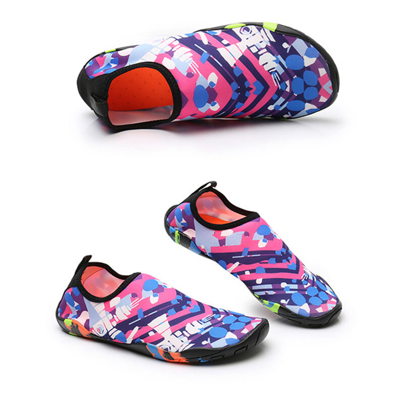 Zapatos descalzos unisex, calzado acuático transpirable de secado rápido, calcetines de nado, zapatillas de playa de deporte al aire libre para verano