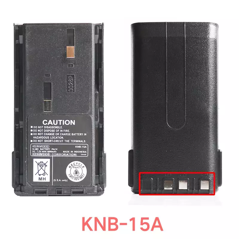 Batería Ni-MH de 1800mAh, compatible con KNB-14, KNB-15A, KNB-20, TK-260, TK-260G, TK-270G, TK-272G, TK-360
