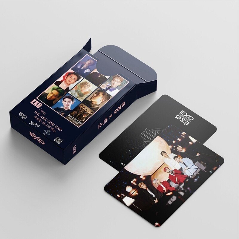 Album EXO Grup Korea Selatan Populer Kertas Kpop Buatan Sendiri Kartu Lomo Kartu Foto Poster Kartu Foto Hadiah Penggemar Kartu Foto untuk Wanita