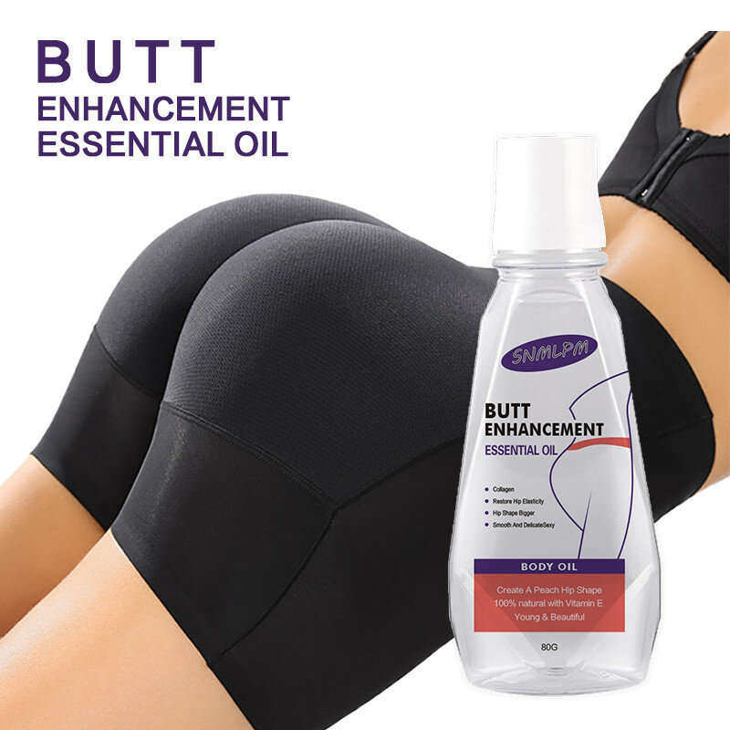 Butt Enhancement Essential Oil Cream Hip Lift Up Enhancer Fast Growth Buttock Elasticity Big Ass Exercise Enlarge Hip Cream 80ml