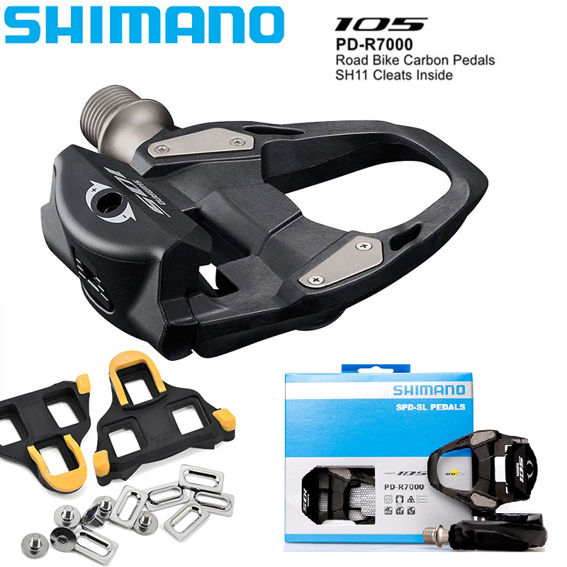 105 PD R7000/R8000/R5800 /R540 Road Bike Pedals Carbon Self-Locking Pedals SPD Pedals With SM-SH11 Cleats PD-R7000 Ultegra R8000