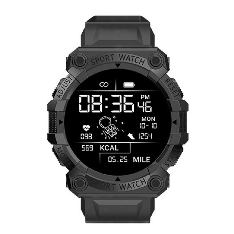 LMC B33 Smart Watch Ronde kleurenscherm Hartslag Bluetooth-verbinding Pedometer Muziek weer Outdoor Smart Sports Armband Snelle levering