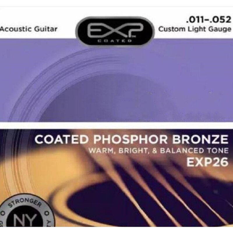 Stable Sound Acoustic Guitar Strings Smooth Feel Non-oxidation Ballad Guitar String Set Ethnic Plucked Instrument Accessories